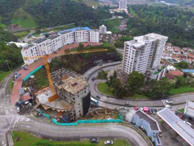 Construcción de un edificio genera problemas de movilidad en la Avenida Alberto Mendoza