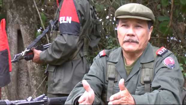 Primer comandante del Eln, Nicolás Rodríguez Bautista, alias 'Gabino'.