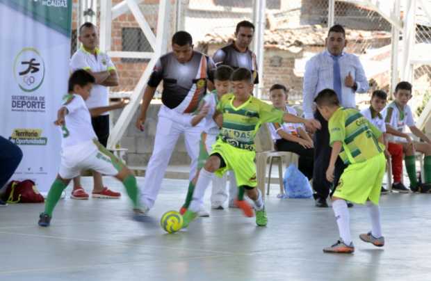 Caldas ganó el título nacional de escuelas de formación en microfútbol