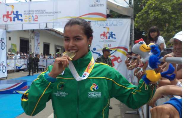 Maira Alejandra Vargas, triatleta.