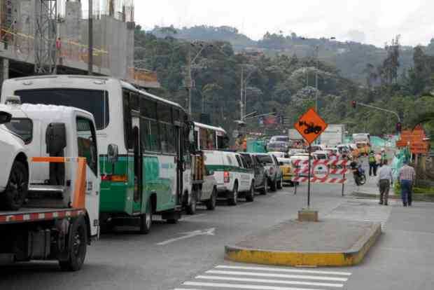 Pico y placa provisional en Manizales