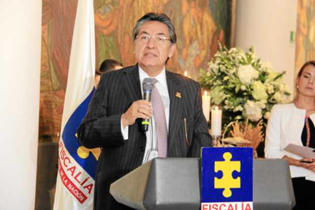 Néstor Humberto Martínez Neira, fiscal General de la Nación, reapareció tras una incapacidad por un accidente doméstico. 