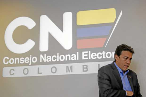 Alexánder Vega Rocha, presidente del CNE. 