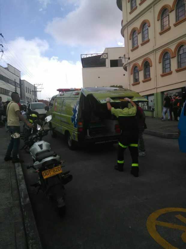 Peatón resultó herido en accidente de tránsito en la carrera 26 con calle 50