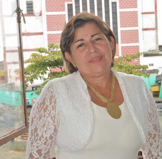 Alcaldesa de Palestina, Beatriz Elena Gil Garavito.