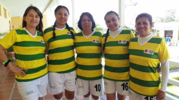 Equipo de fútbol sala de Riosucio, clasificado para la final femenino de los Juegos.