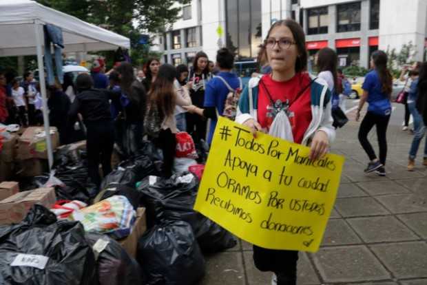 En Manizales resplandeció la solidaridad tras la tragedia provocada por las lluvias de abril pasado. 
