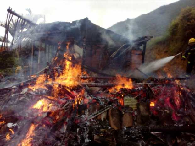 Incendio en Riosucio