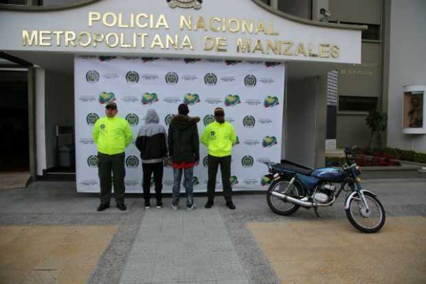 Policía capturó a 3 personas, sindicadas del robo a Susuerte en el Bajo Prado, Manizales