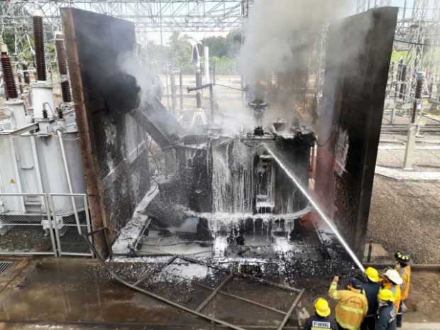 Foto | Cortesía Bomberos de Villamaría | LA PATRIA