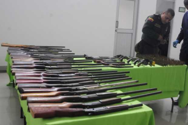 La campaña de entrega de armas se realizó a través del Sistema de Seguridad Rural (Siser).