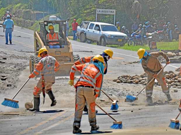 La vía Panamericana, principal acceso a Popayán, capital del Cauca y que comunica a Nariño con el suroccidente del país, ya fue 