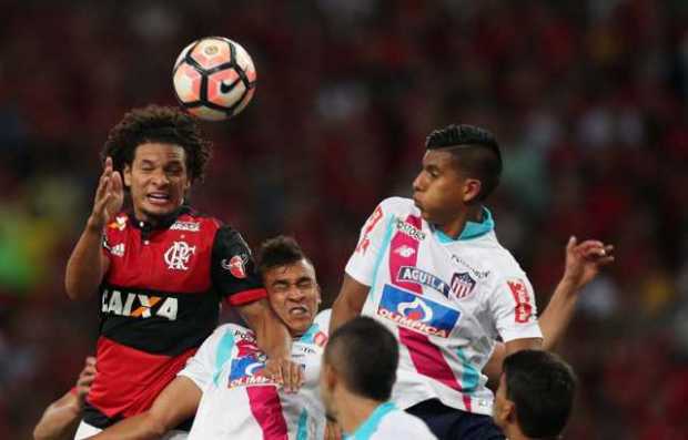 Junior perdió ante Flamengo en primer partido de semifinal de la Copa Sudamericana