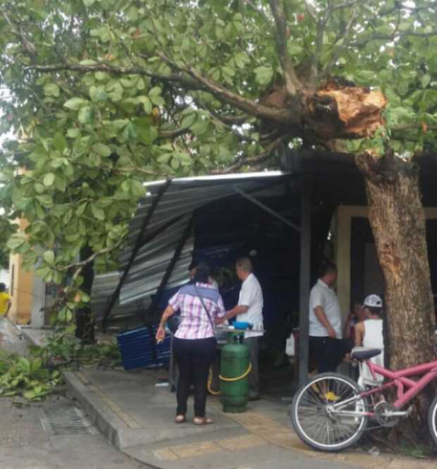 Fuerte aguacero hace daños en La Dorada (Caldas)