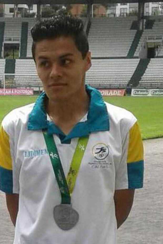 Óscar David Restrepo, el mejor caldense en el Open de Paraatletismo en Medellín.