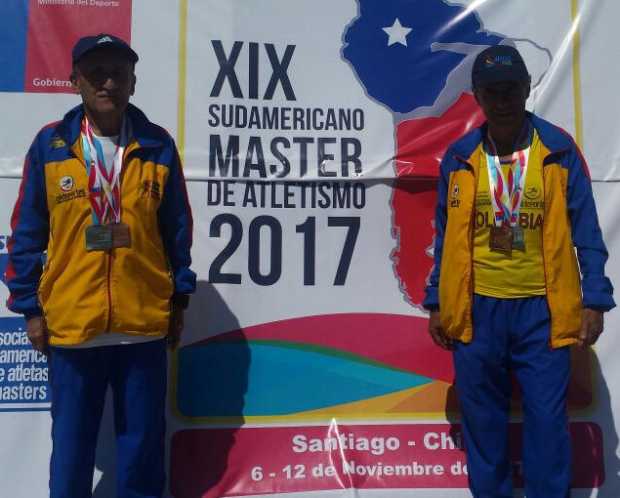 Dos atletas caldenses regresaron de Chile con cuatro medallas