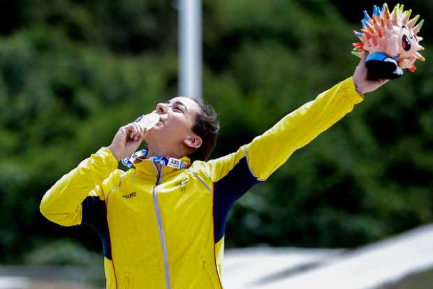 Oro para Mariana Pajón en la contrarreloj de los Juegos Bolivarianos