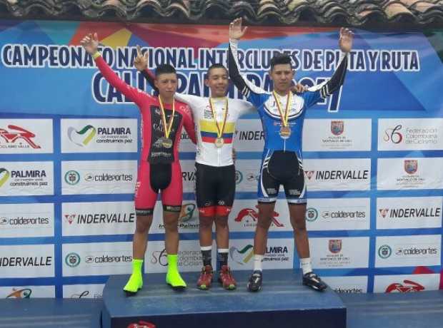 Michael Duarte ganó plata en el Nacional Interclubes de Ciclismo.