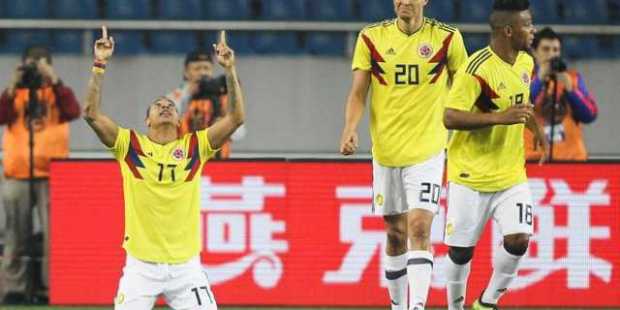 Colombia de visitante goleó 4-0 a China en su último partido del año