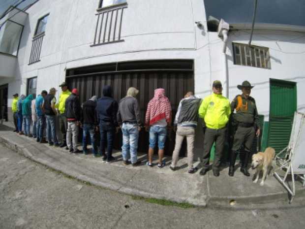 Entre los 13 capturados hay tres de la misma familia. Entre los 13 capturados hay tres de la misma familia.