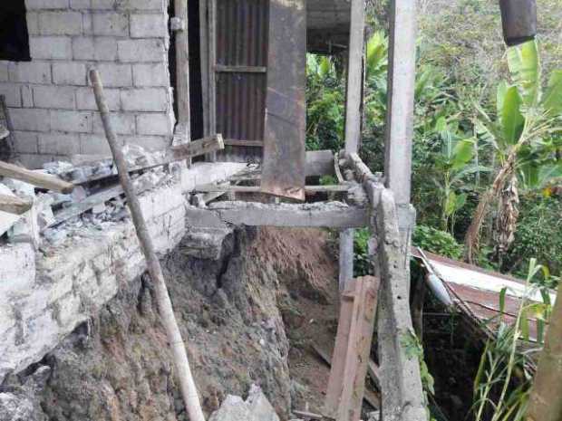 Un lesionado en Marquetalia (Caldas) tras colapso de una vivienda 