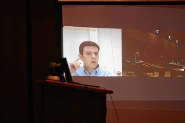 La audiencia de imputación de cargos contra Alejandro Lyons se hizo vía Skype ya que el exgobernador de Córdoba está radicado en
