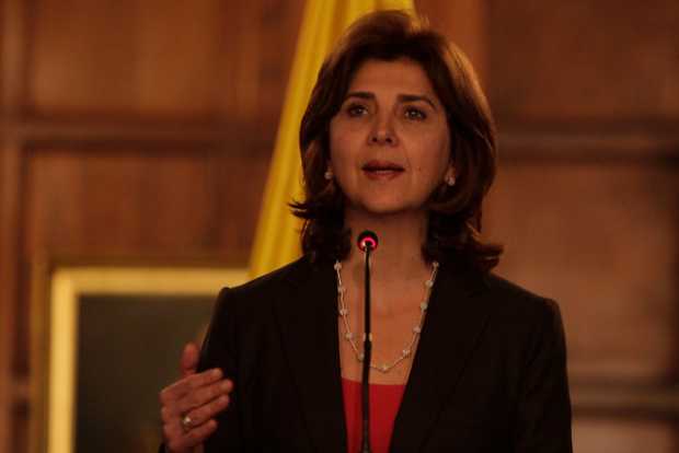 María Angela Holguín, ministra de Relaciones Exteriores.
