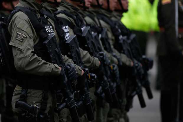 A cadena de custodia armas y munición usadas por la Policía en Tumaco 