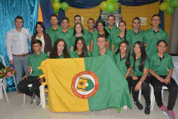 Selección Caldas de Patinaje que estará en el Campeonato Nacional Interligas en Bolívar.