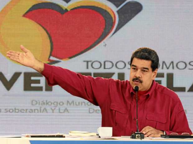 Nicolás Maduro, presidente de Venezuela. 