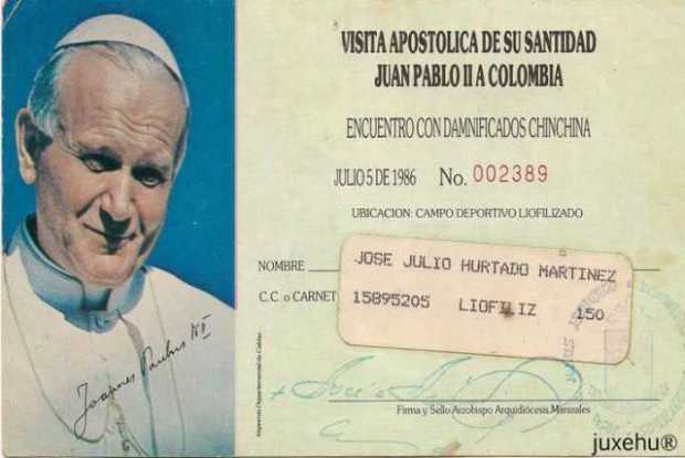 Caldenses que vieron a Juan Pablo II y saludaron a Francisco