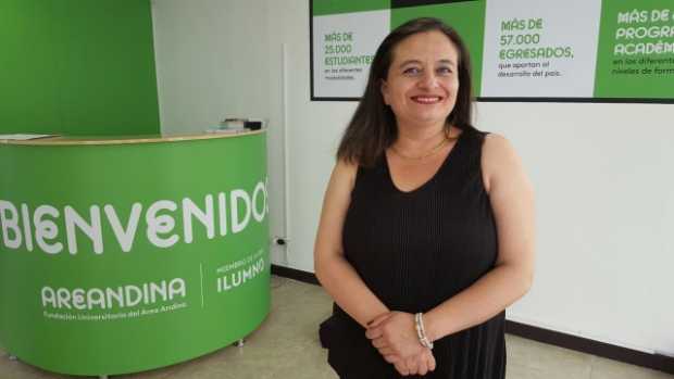 Diana Patricia Sánchez, directora del Centro Universitario del Área Andina en Manizales.
