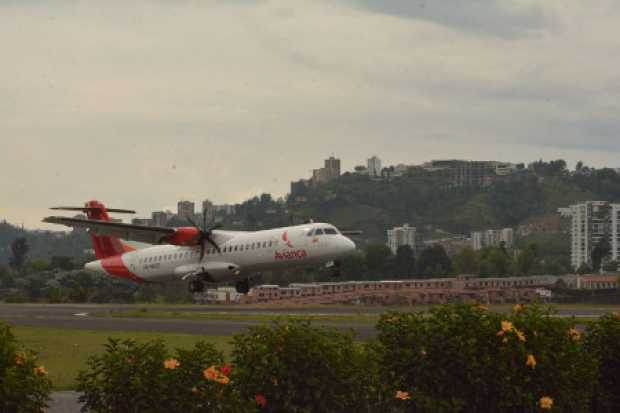 Avión de Avianca dormirá en Manizales