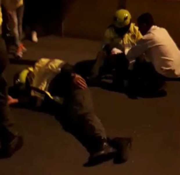 Los policías accidentados