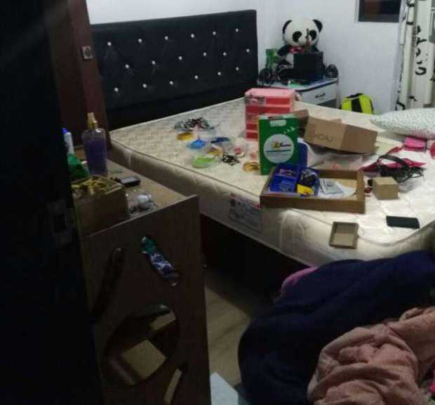 Así encontraron su vivienda los ocupantes de una casa en La Enea.