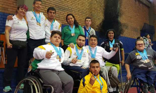 La delegación caldense ocupó el cuarto lugar en Bogotá.