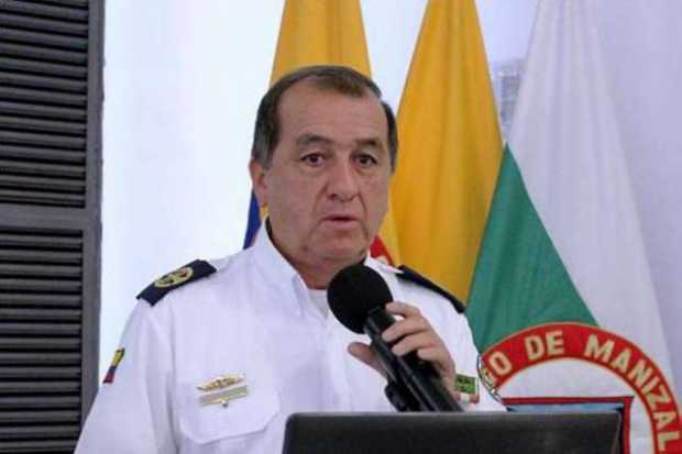 Mayor Carlos Alberto Marín, excomandante de Bomberos Manizales.