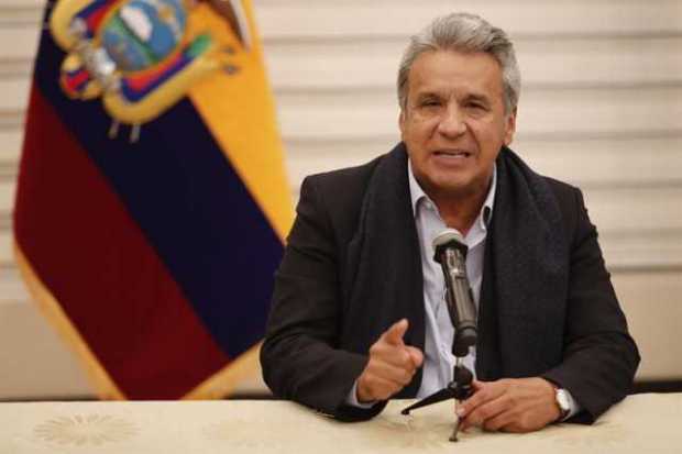 El presidente de Ecuador, Lenín Moreno,