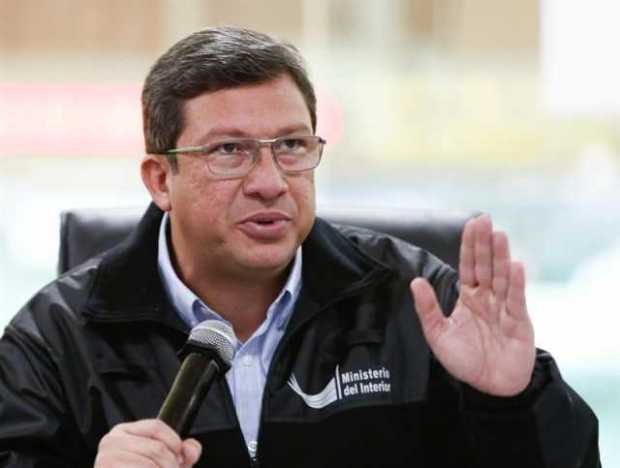El ministro ecuatoriano del Interior, César Navas