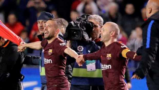 El Barcelona campeón de La Liga en España