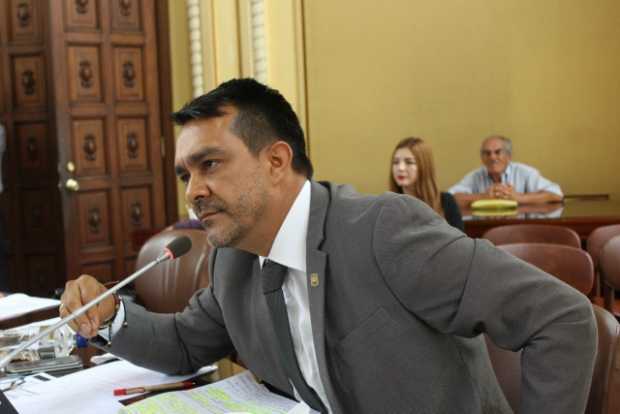 Diputado liberal y subdirector del Partido en Caldas, Jorge Hernán Aguirre.