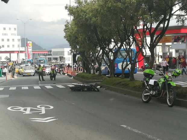 Tres personas lesionadas en accidente de tránsito en la Avenida Santander