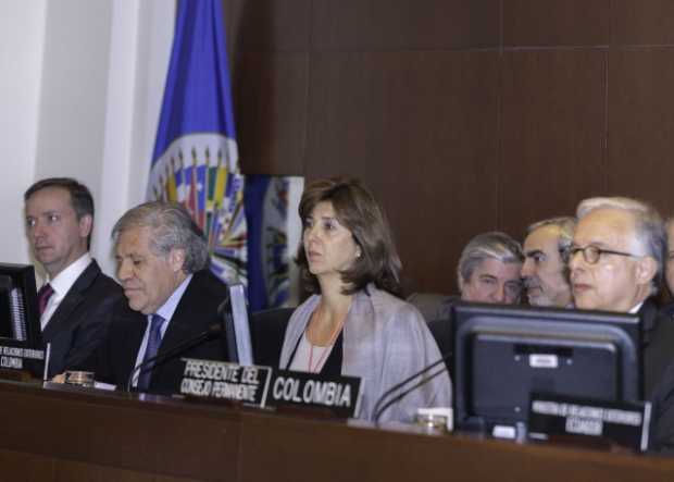 Colombia pide apoyo regional en la OEA