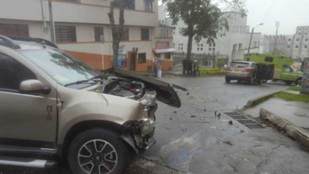 Sin lesionados tras accidente de tránsito