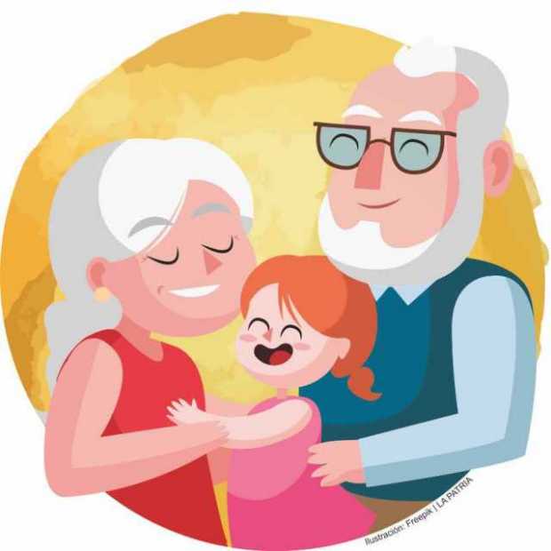 Abuelos y nietos, más que cariñitos
