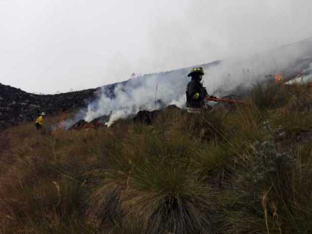 Ocho hectáreas del PNN Los Nevados se quemaron en incendio forestal