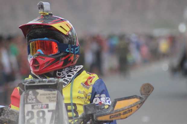 Cristián Cajicá , piloto colombiano que participa en Cuatrimotos en el Rally Dakar