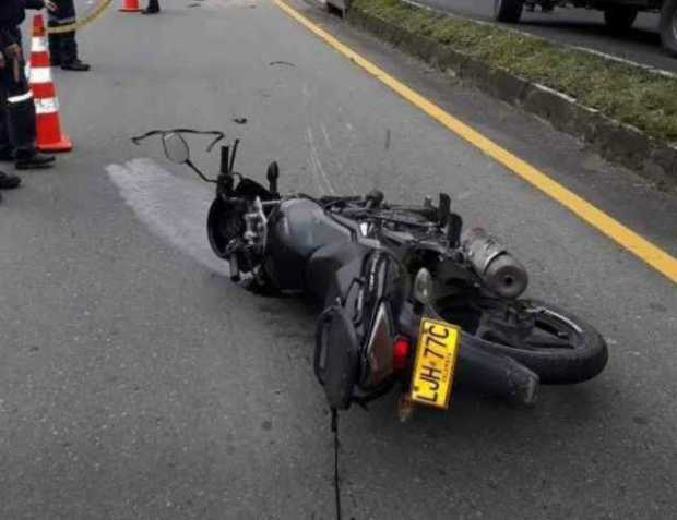 Dos personas muertas en accidente de tránsito en la vía a Chinchiná 