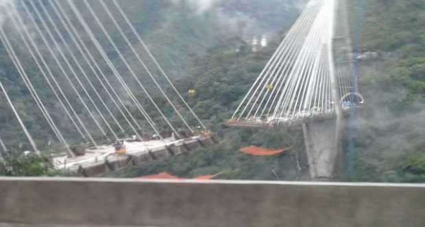 Así se veía el viaducto el pasado sábado.