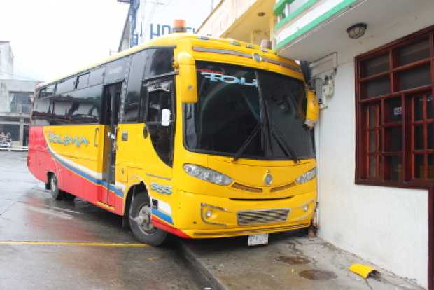 En el accidente no se registraron lesionados.